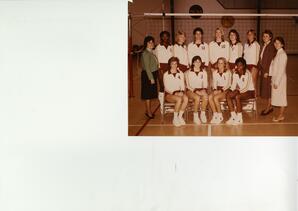 Volleyball team.  1984.