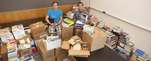 Donors, Student Coordinators Make Ferris Book Drive a Great Success