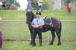 Officer Erick Little w/horse.