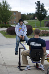Teeter-totter charity project.