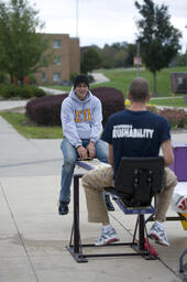 Teeter-totter charity project.