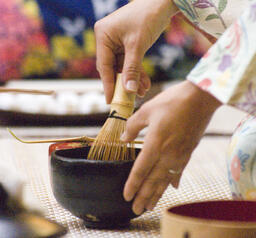 Japanese tea ceremony.