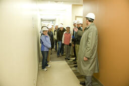 Michigan College of Optometry building tour.