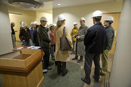 Michigan College of Optometry building tour.