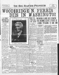 Woodbridge N. Ferris obituary.