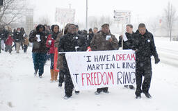 Martin Luther King Day March.