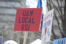 Union labor rally.