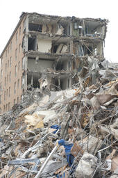 Pennock Hall destruction.