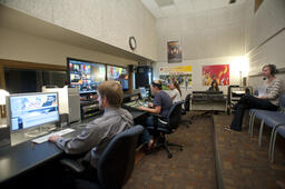 TDMP studio control room.
