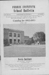 Ferris Institute School Bulletin