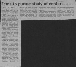 Pioneer Article  re: Conference Center