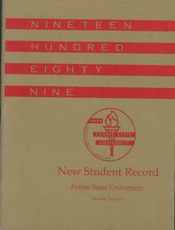 Ferris State University New Student Record 1989