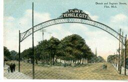 Flint City Vehicle Postcard