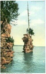 Lake Superior Temple Gate Postcard