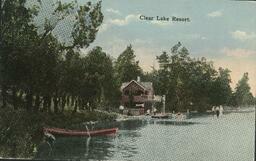 Clear Lake Resort Postcard