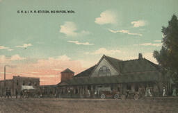 Grand Rapids and Idiana Rail Road Station Postcard