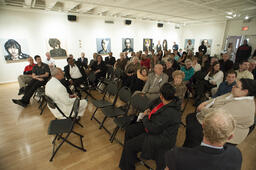 David Pilgrim at Rankin Art Gallery. Jim Crow Museum Opening.