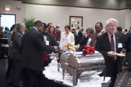 Holiday Inn reception. Jim Crow Museum Opening.
