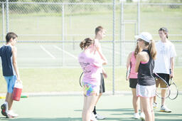 Summer tennis camp.
