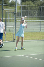 Summer tennis camp.