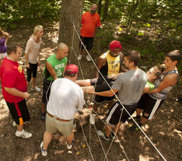 Student Recreation Center student ropes course.