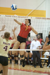 Womens volleyball v. Walsh University.