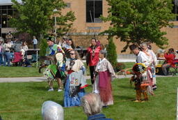 Pow Wow in the Quad.