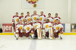 Hockey team photos.
