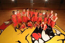 Mens basketball team. 2012-2013.