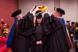 College of Education hooding ceremony.