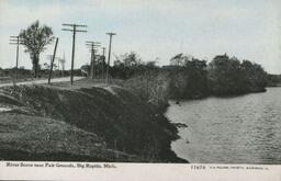 Big Rapids postcard.