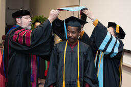 College of Education and Human Services hooding ceremony.