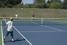 Tennis camp.