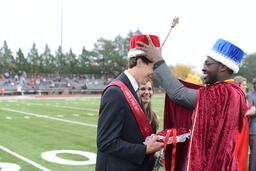 Homecoming King and Queen.