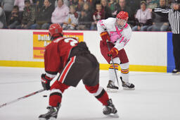 Ferris Hockey pink game
