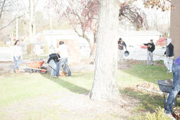 Helen's Garden cleanup.