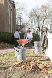 Helen's Garden cleanup.