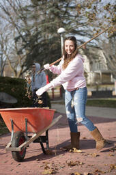 Helen's Garden cleanup.