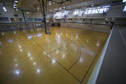 Student Recreation Center floor.