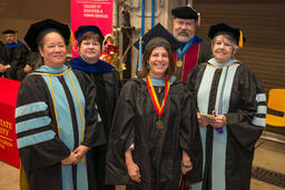 College of Education and Human Services Hooding ceremony.