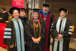 College of Education and Human Services Hooding ceremony.