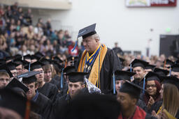 Winter commencement ceremony- afternoon.