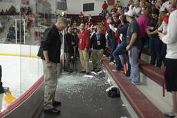 Broken Hockey Glass