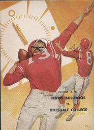 Hillsdale College football program cover