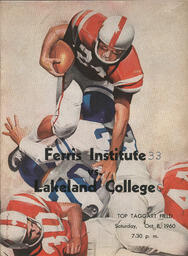 Lakeland College football program cover.