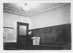 Old Main Building classroom.