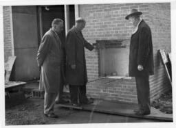 Cornerstone Laying Ceremony East Building  1954