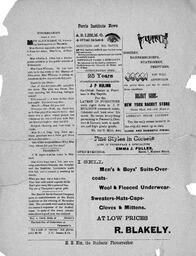 Ferris Institute News. December 1902.