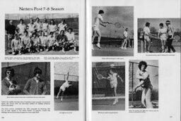 Tennis team photos. 1976-1977.