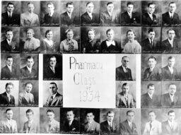 Pharmacy class of 1934.
